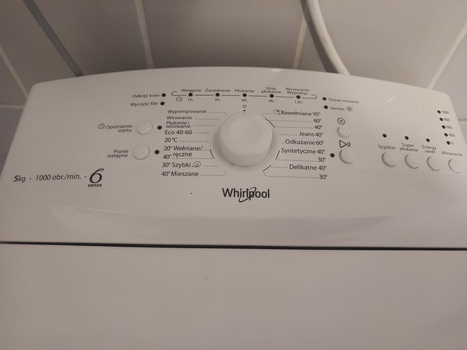 Pralka Whirlpool.