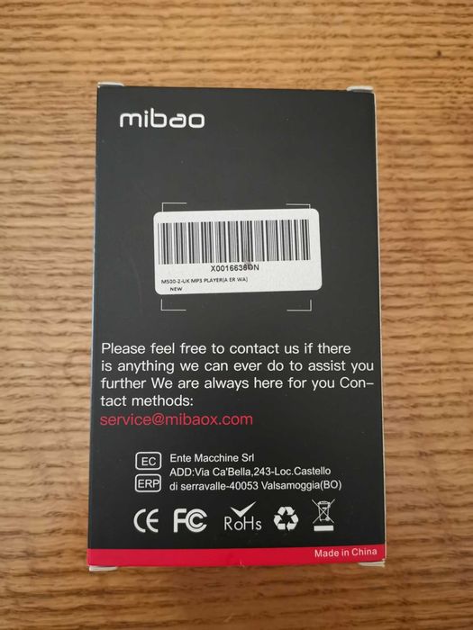 Leitor MP3 Mibao M500 32GB