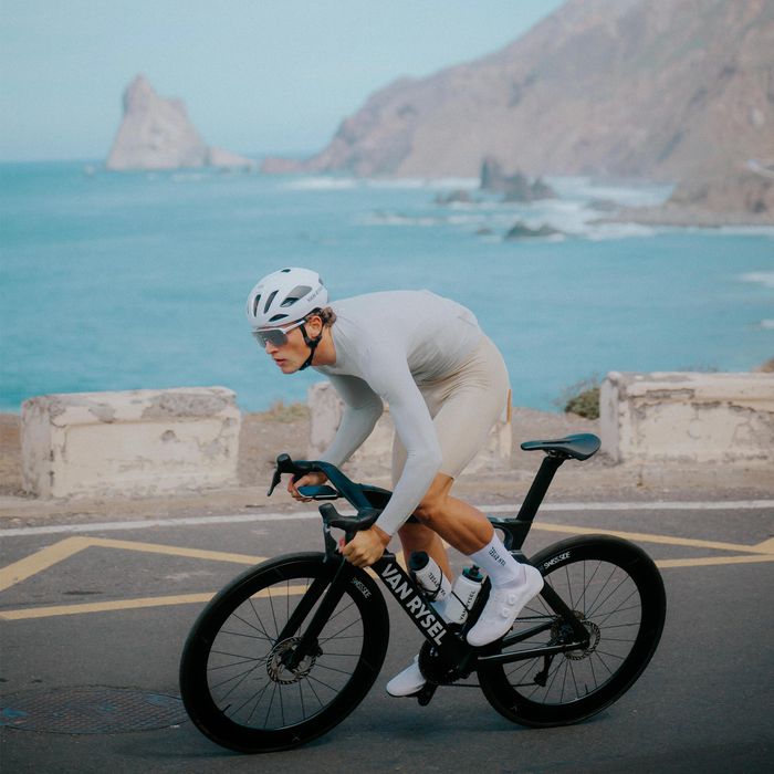 Capacete de Ciclismo de Estrada Aero RCR-F mips Branco