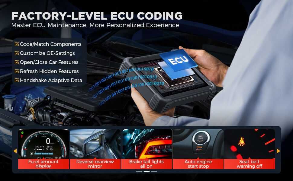 Máq. diagnostico auto - Launch X431 PRO DYNO  8 polegadas  - Nova