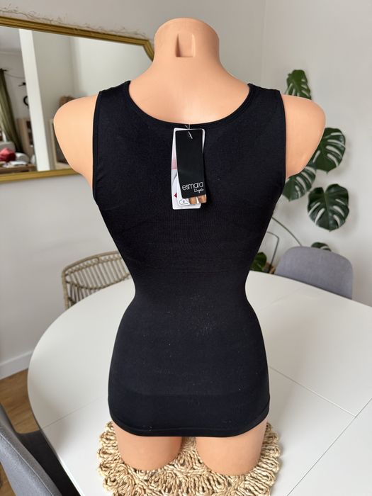 nowa koszulka modelujaca M czarna bielizna wyszczuplajaca