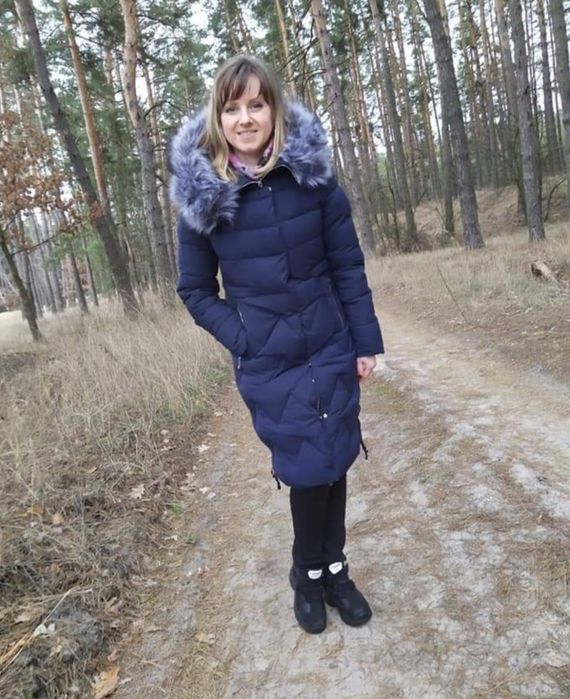 Пуховик жіночий розмір 44