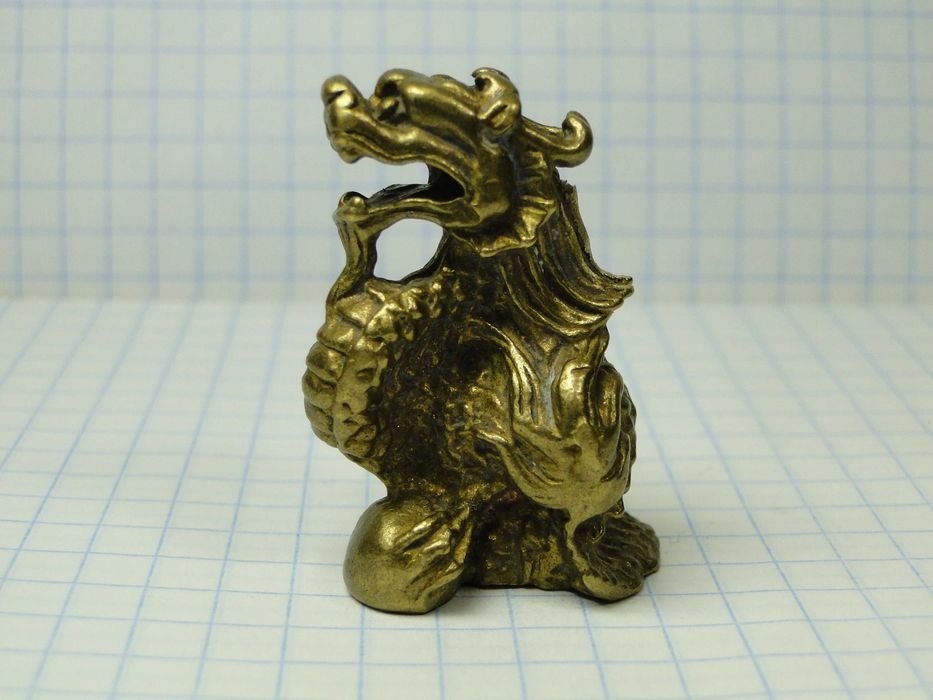 Миниатюра Дракон  бронза