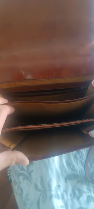Mala para homem de pele genuína