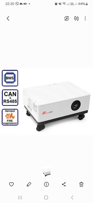 Акумулятор Lifepo4 Felicity LUX-X-48100LCG01 5.12kWh