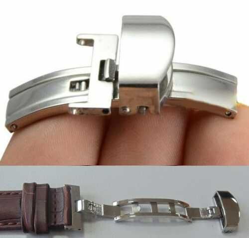 Klamry motylkowe zapiecia do paska do zegarka 16 18mm