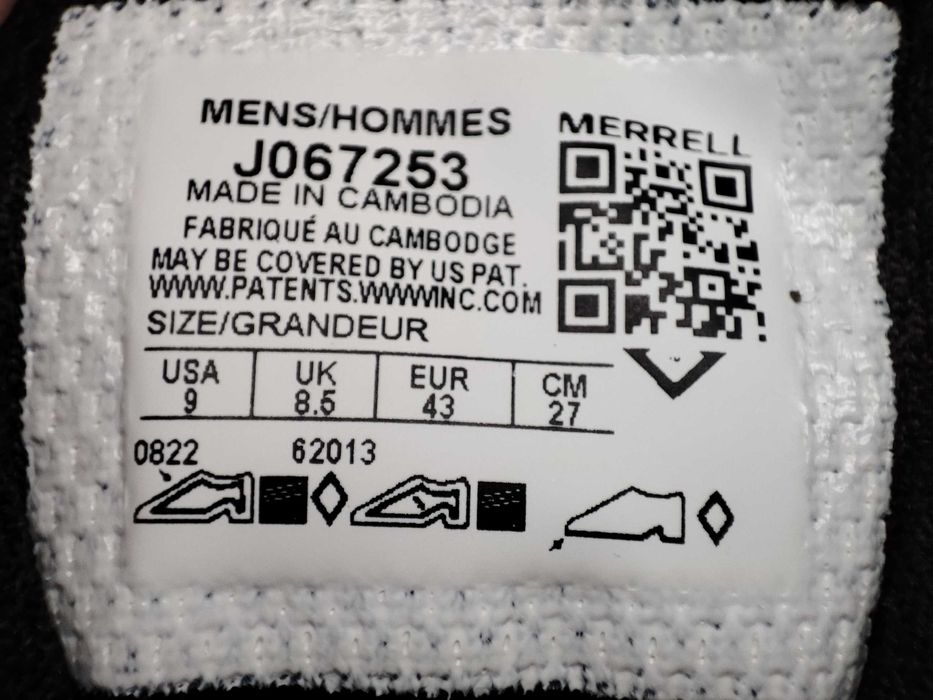 ОРИГІНАЛ 100%!!Чоловічі кросівки Merrell Fly Strike GTX M J067253