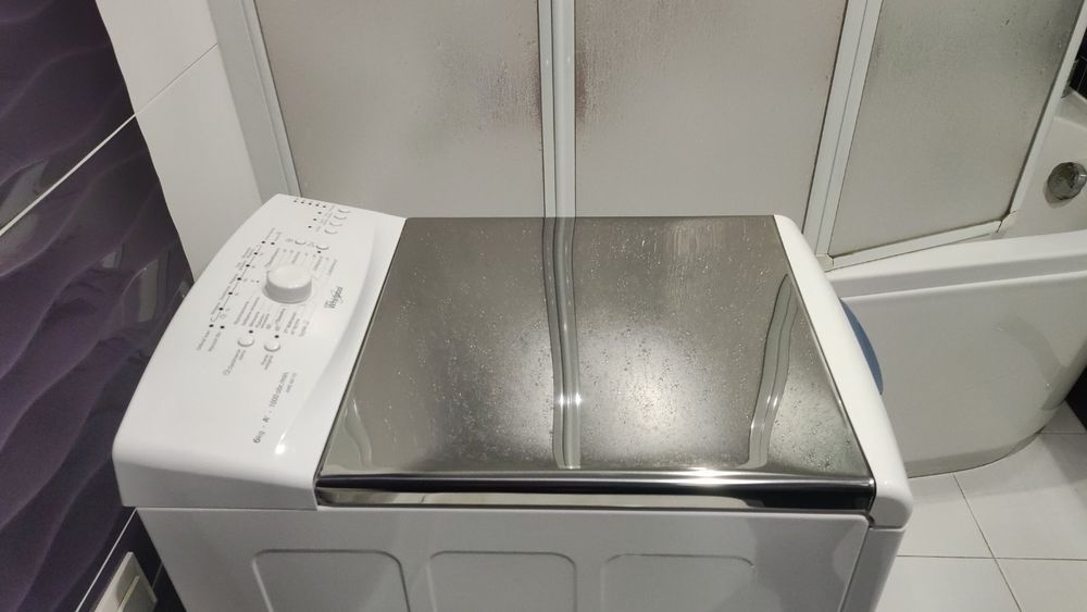 Верхня кришка дверцят люка для пральної машини Whirlpool