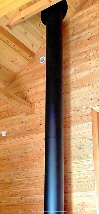 Komin systemowy izolowany w kolorze Bialym