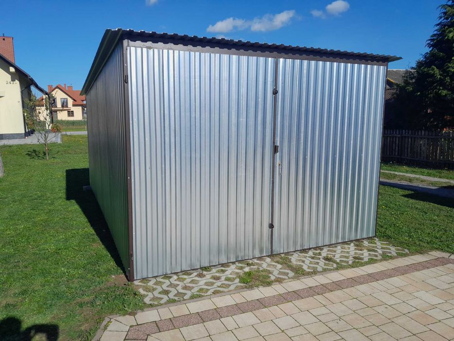 Garaż blaszany 3x5 Na budowe