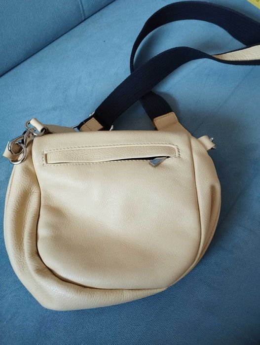 Torba na ramię z długim paskiem kolor żółty