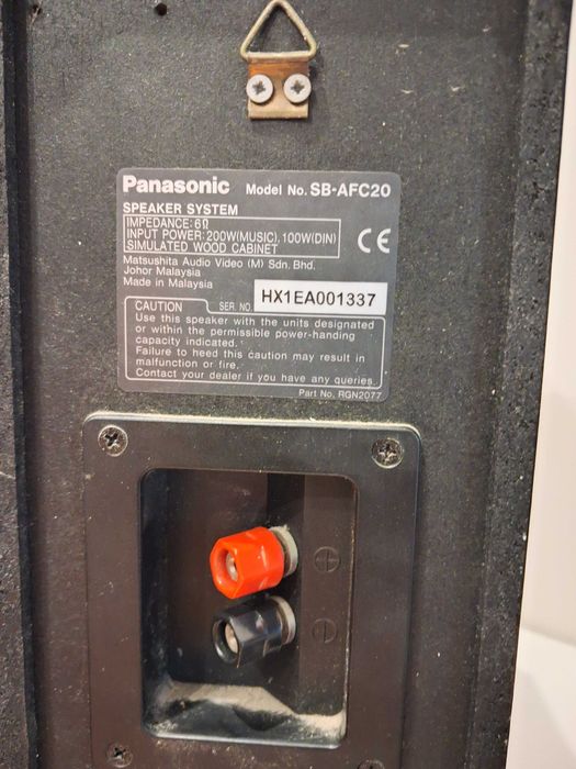 Kolumny głośnikowe Panasonic SB-AFC20 5szt. do kina domowego.