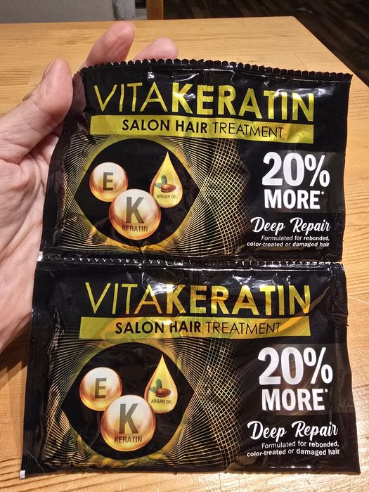 Maska do włosów Vita Keratin, deep repair. 4 sztuki