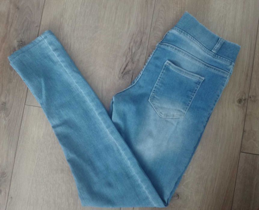 spodnie jeansowe rurki ZENTEX rozciągliwe 38/40 M/L