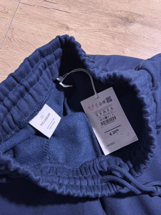 Нові сині жіночі спортивні штани -барел Pull&bear