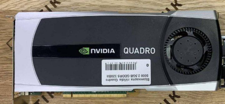 Відеокарта nVidia Quadro 5000 2.5Gb GDDR5 | Вживана