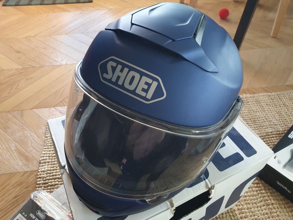 Shoei Neotec 2 blue matt niebieski M pinlock kask motocyklowy szczękowy