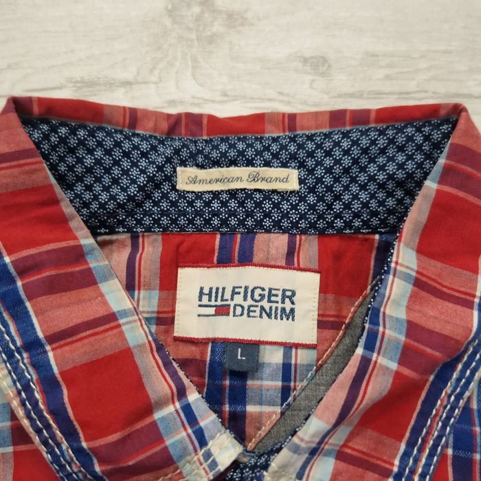 Tommy Hilfiger oryginalna koszula męska kratka L