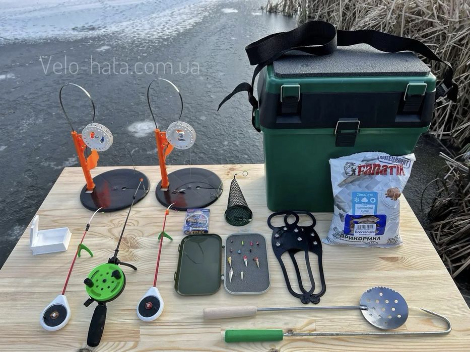 Набор для зимней рыбалки . Готовий комлпект для риболовлі взимку