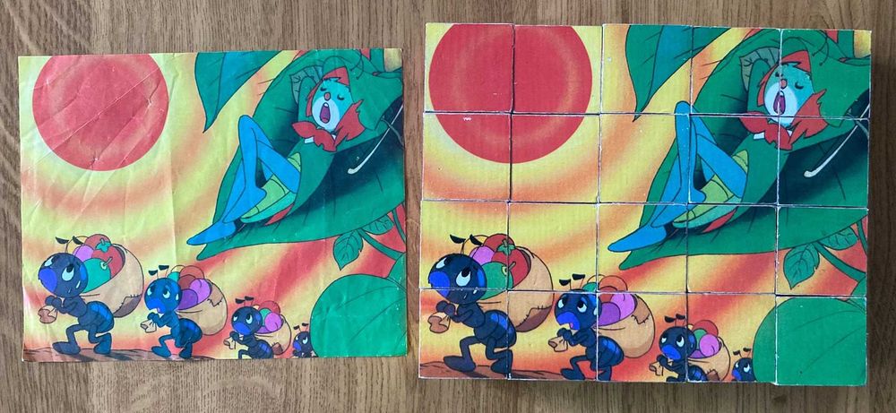 Puzzles de Cubos - Contos de Fadas