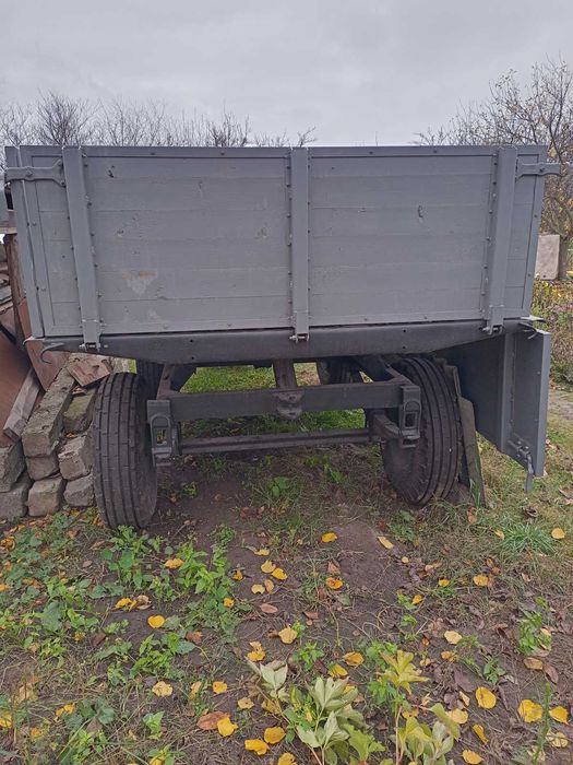 Тракторний причіп 2ПТС-4, обмін на мульчер.