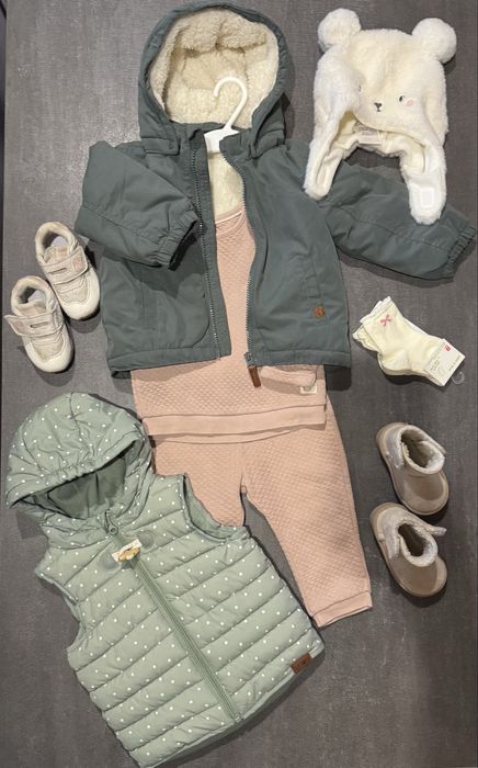 Лот дитячих речей відомих брендів на 74-80