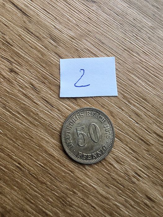 50 Pfennig z 1876 SREBRO