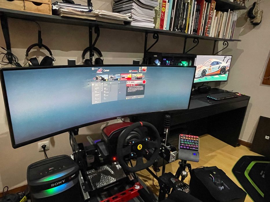 Vendo simulador ProSimtech completo e monitor Samsung