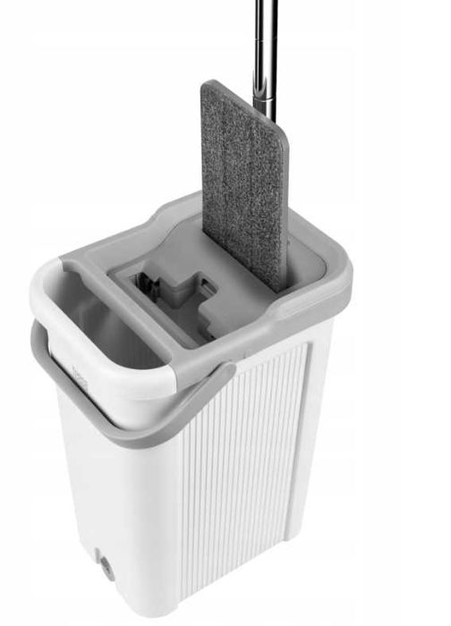 Mop dwukomorowy Teesa New Clean R19 7,5L z nakładkami mikrofibra NOWY