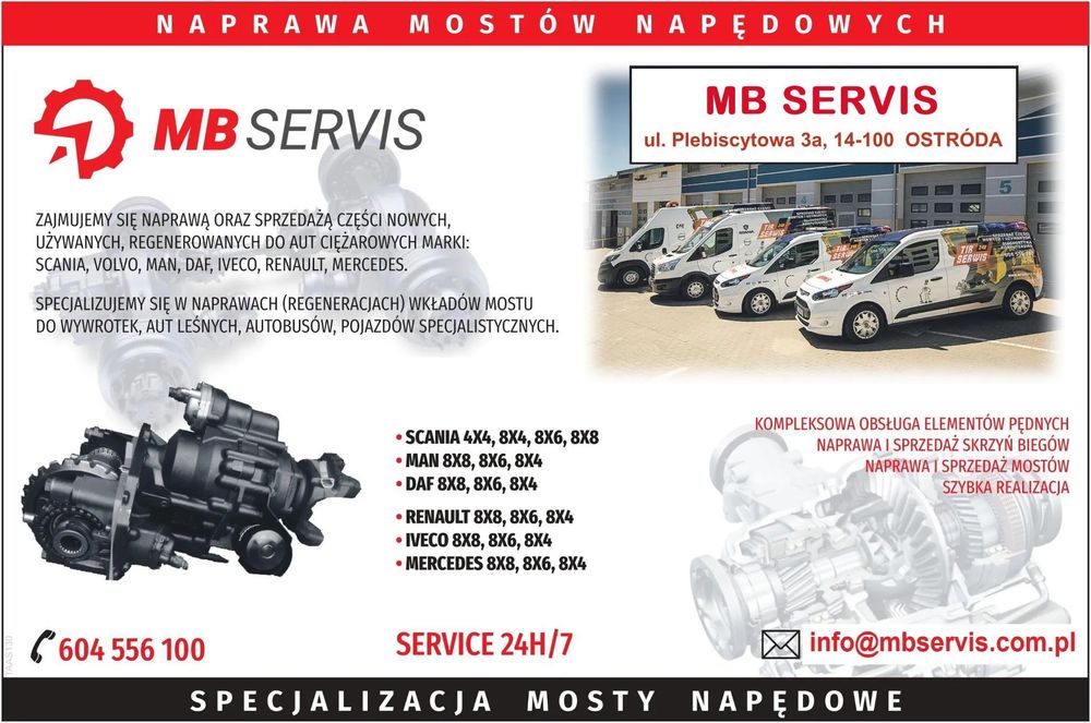Scania 6x4 Kołyska resororów