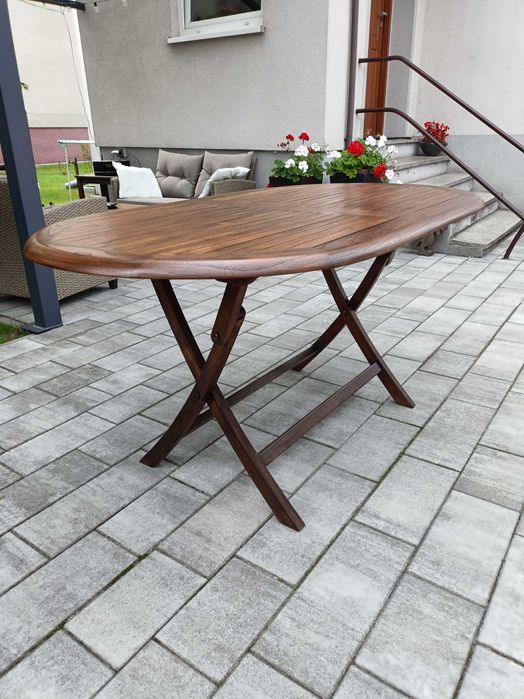 Stół drewniany ogrodowy, na taras.