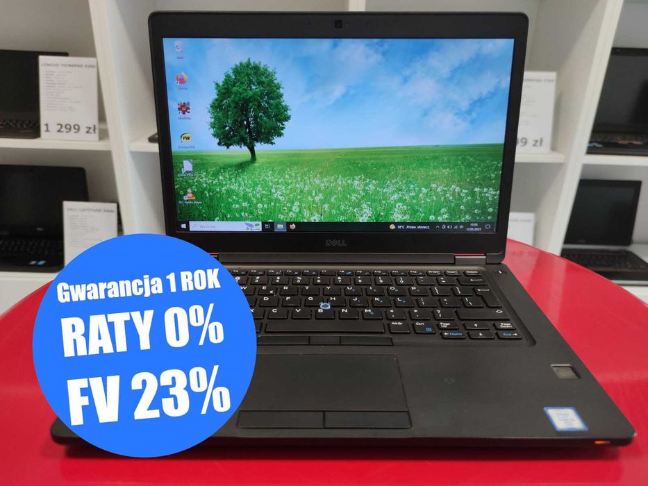 Laptop 14" Dell Latitude 5480 i5 8GB Kamera SSD HDMI Win11 Klasa A