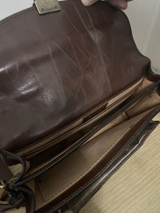 Bolsa de mão homem em pele