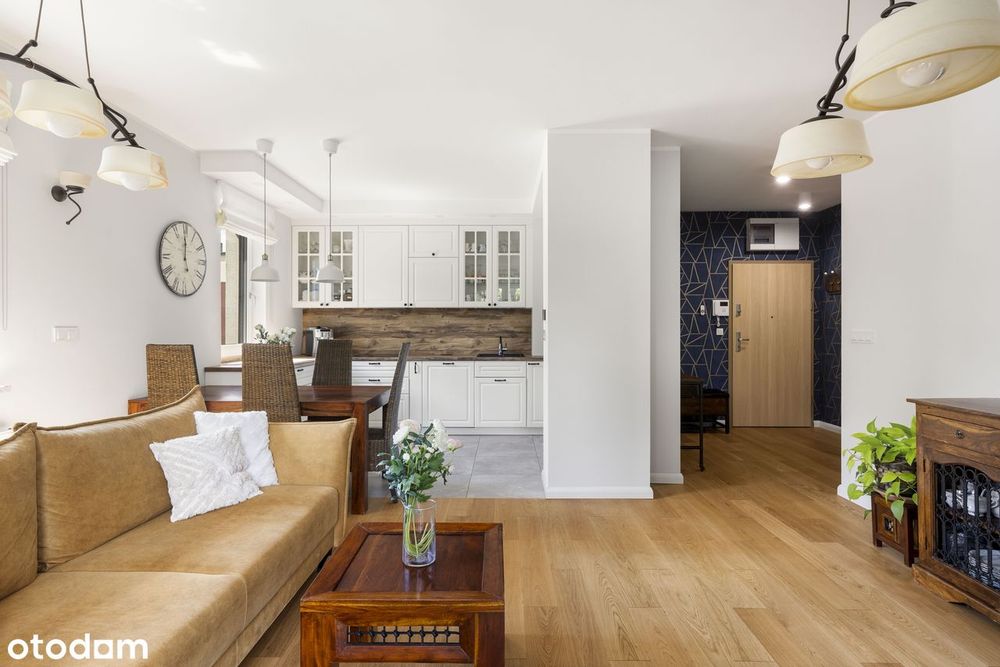 3 pokoje z ogrodem 42 m² | kameralny budynek | Klecina