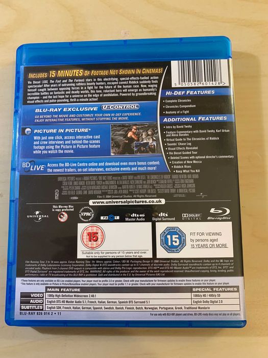 The Chronicles Of Riddick - Blu-ray