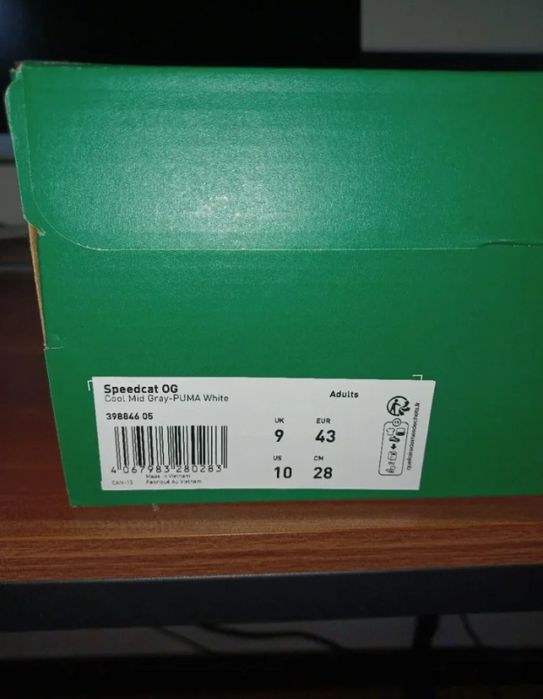 Puma Speedcat OG Cinzenta