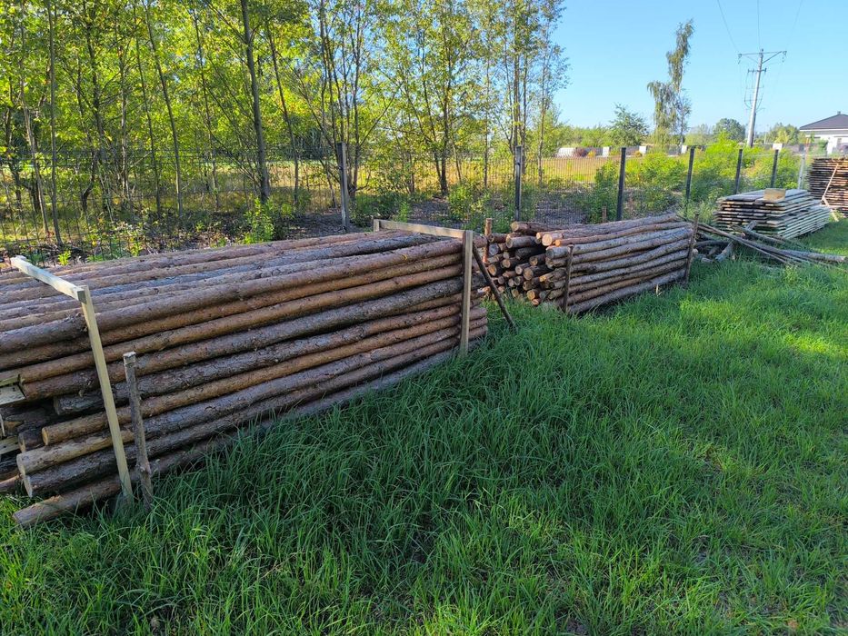 stemple budowlane drewniane 3m