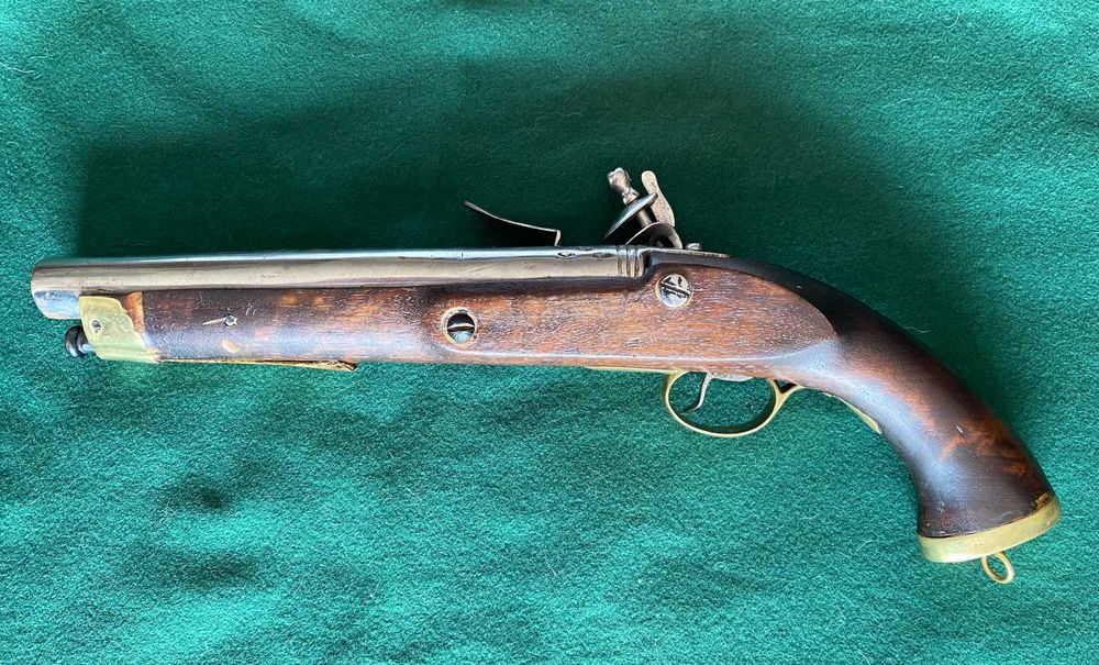 Pistola de pederneira de 1815