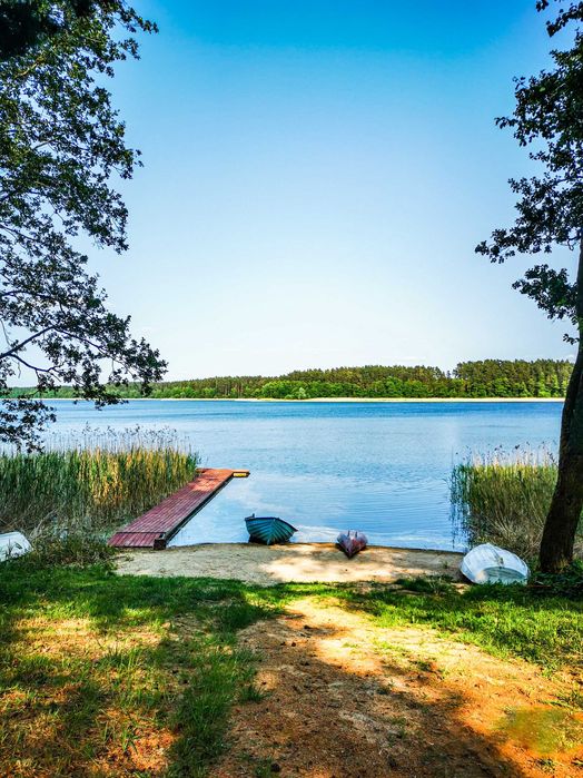 Promocja Mazury dom Bania jacuzzi nad jeziorem kajak sup jedna DOBA
