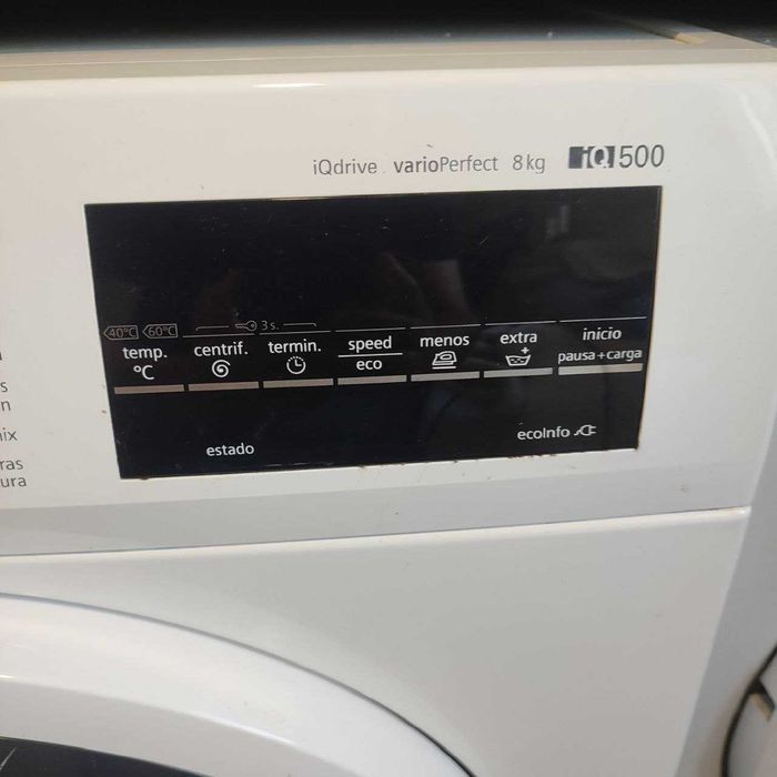 Siemens iQ500 8kg iQdrive varioPerfect - Para Peças/Reparação