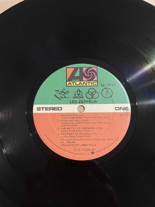 Led Zeppelin IV USA EX+ LP