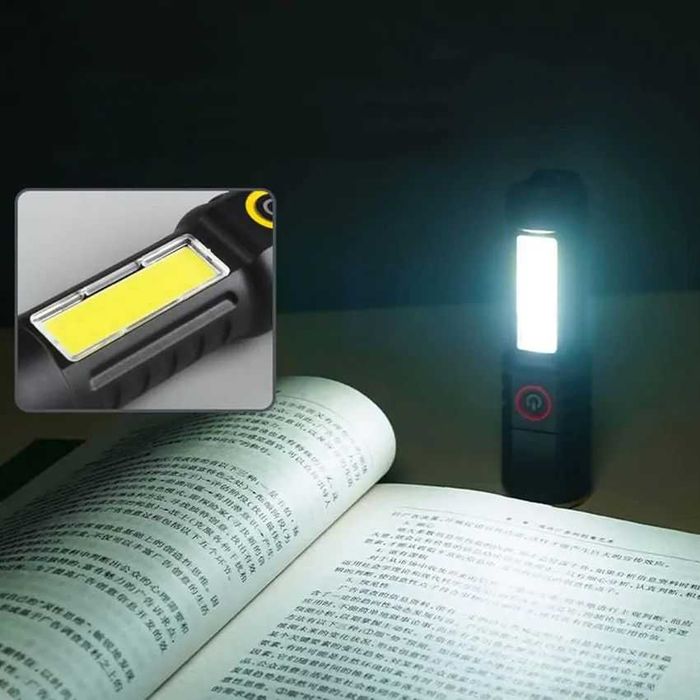 Latarka taktyczna led akumulatorowa usb zoom diody xpe cob