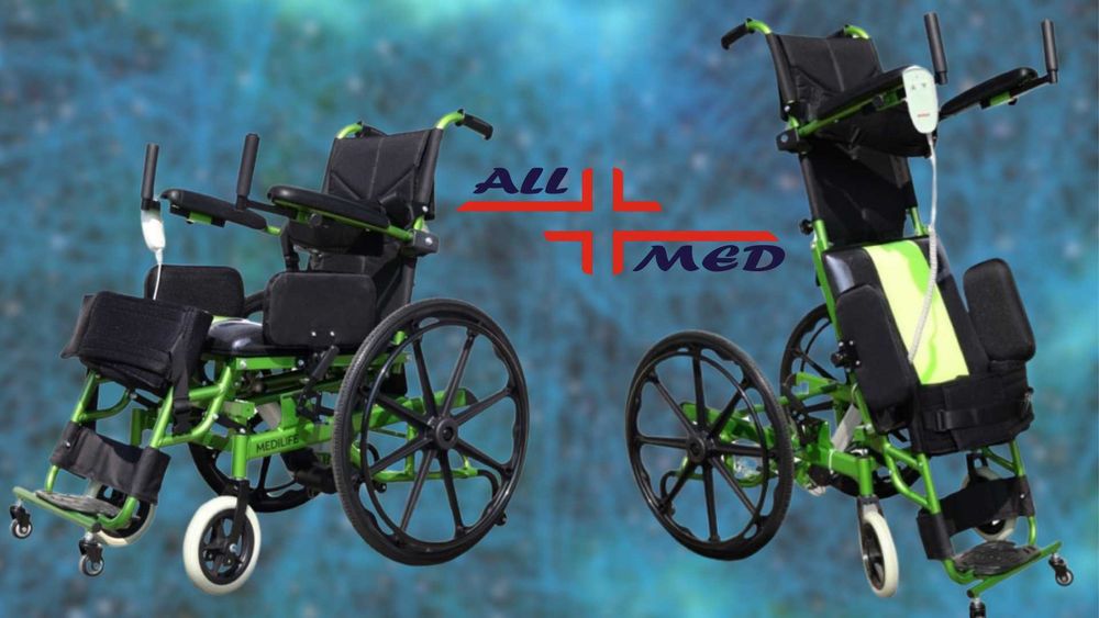 Wózek Medilife V5 - wózek inwalidzki ręczny z funkcją pionizatora NFZ!