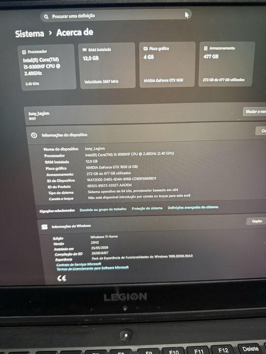 Legion Y540 Gaming