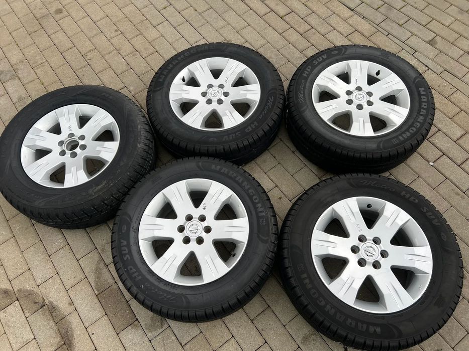 ALUFELGI NISSAN NAVARA PATHFINDER 7Jx17 ET30 6x114,3 WA32EB610 + OPONY 2010 + ZAPAS