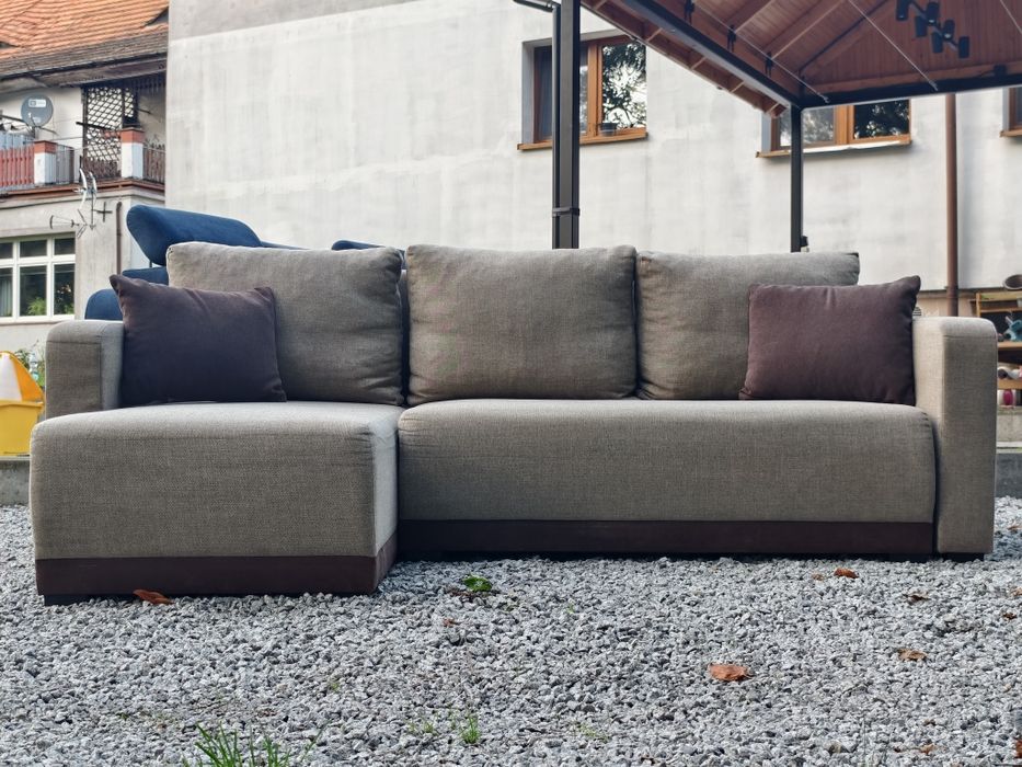 OUTLET Kanapa Sofa Rozkładana Łożko NAROŻNIK Transport Wniesienie GRATIS