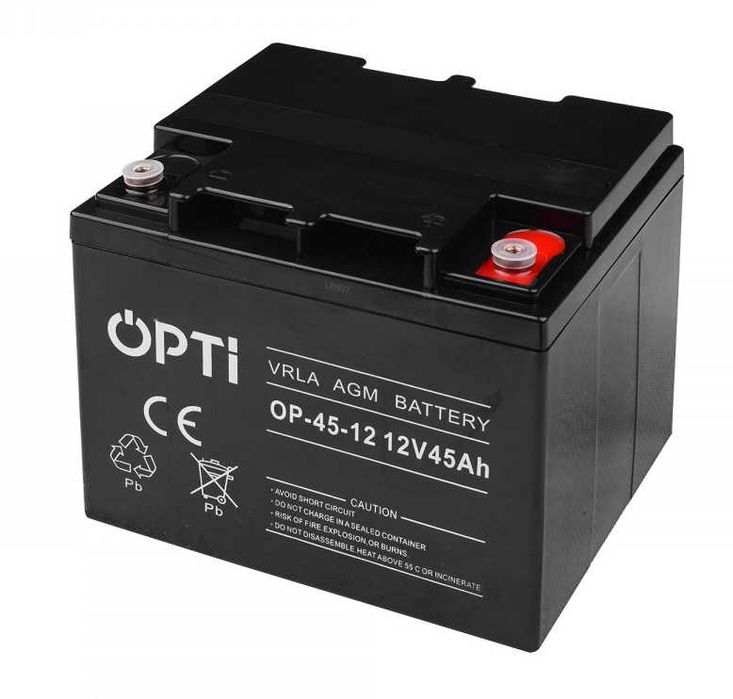 Акумулятор для ДБЖ Volt Polska AGM OPTI 12V 45 Ah