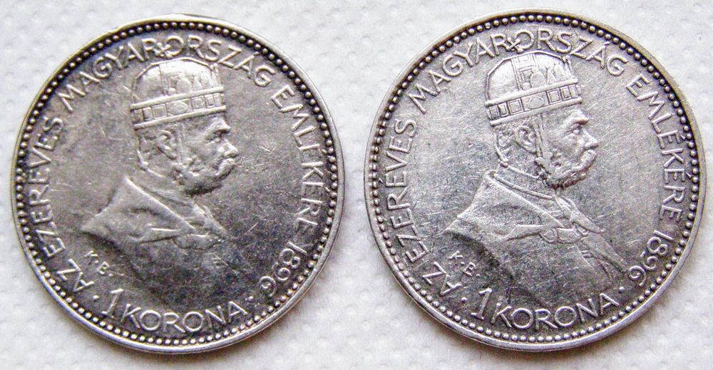 Monety srebrne Austro-Węgry bardzo rzadkie 1896, 1905 ,1893,1908 r.