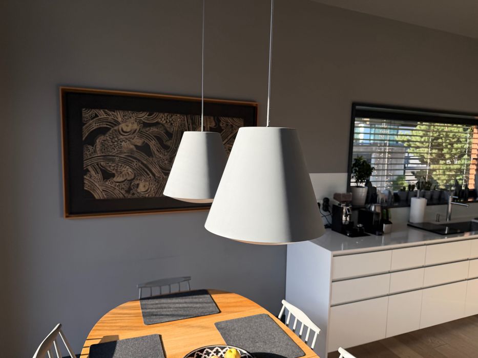 Lampa wisząca HAY/Wrong.London Sinker, szara, 2 sztuki