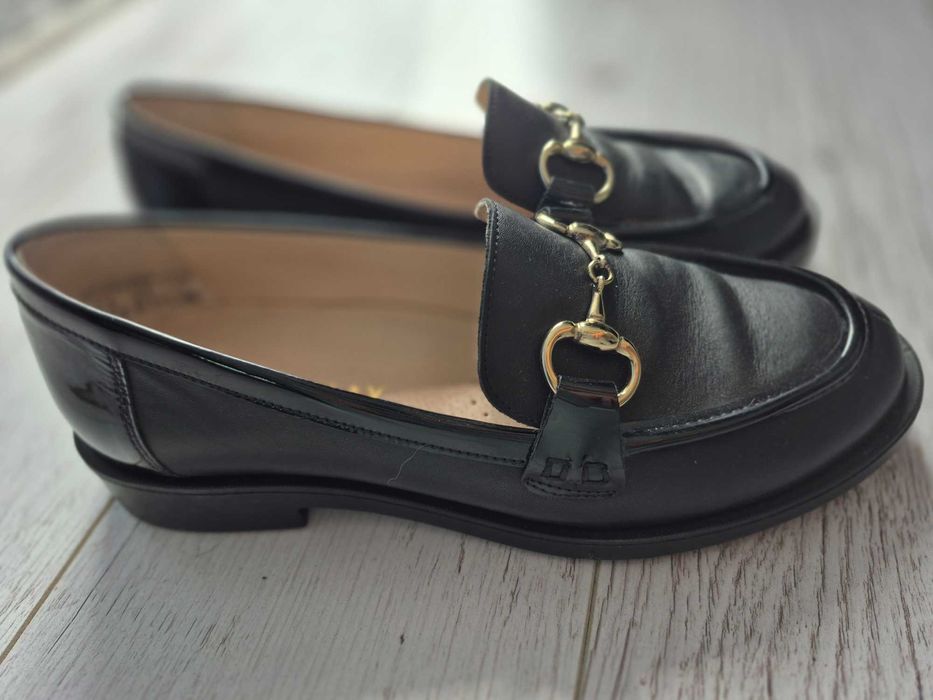 Skórzane mokasyny Ryłko